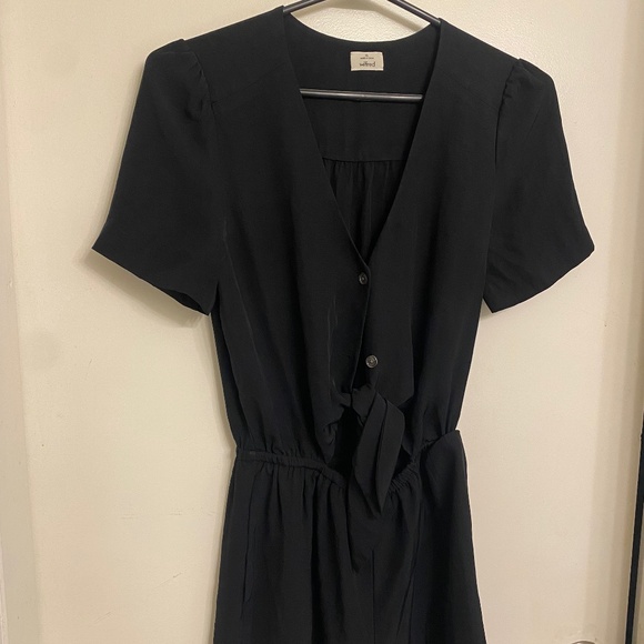 Wilfred XS Black Tie Romper - Picture 1 of 8